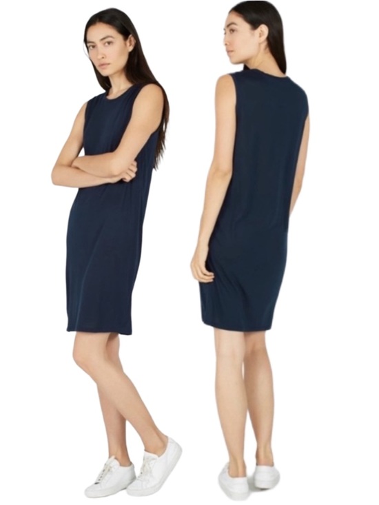 NWOT Lyocell EVERLANE LUXE DRAPE MUSCLE TANK DRESS Medium - Picture 6 of 6